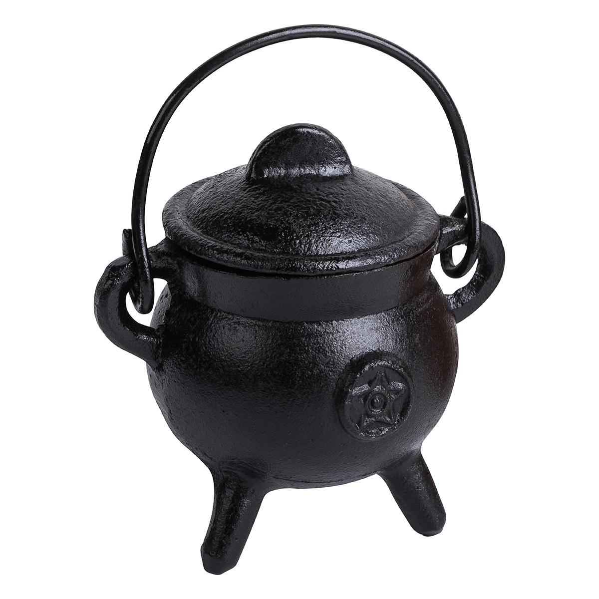 Pentagram Cast Iron Cauldron Pentagram Cast Iron Cauldron